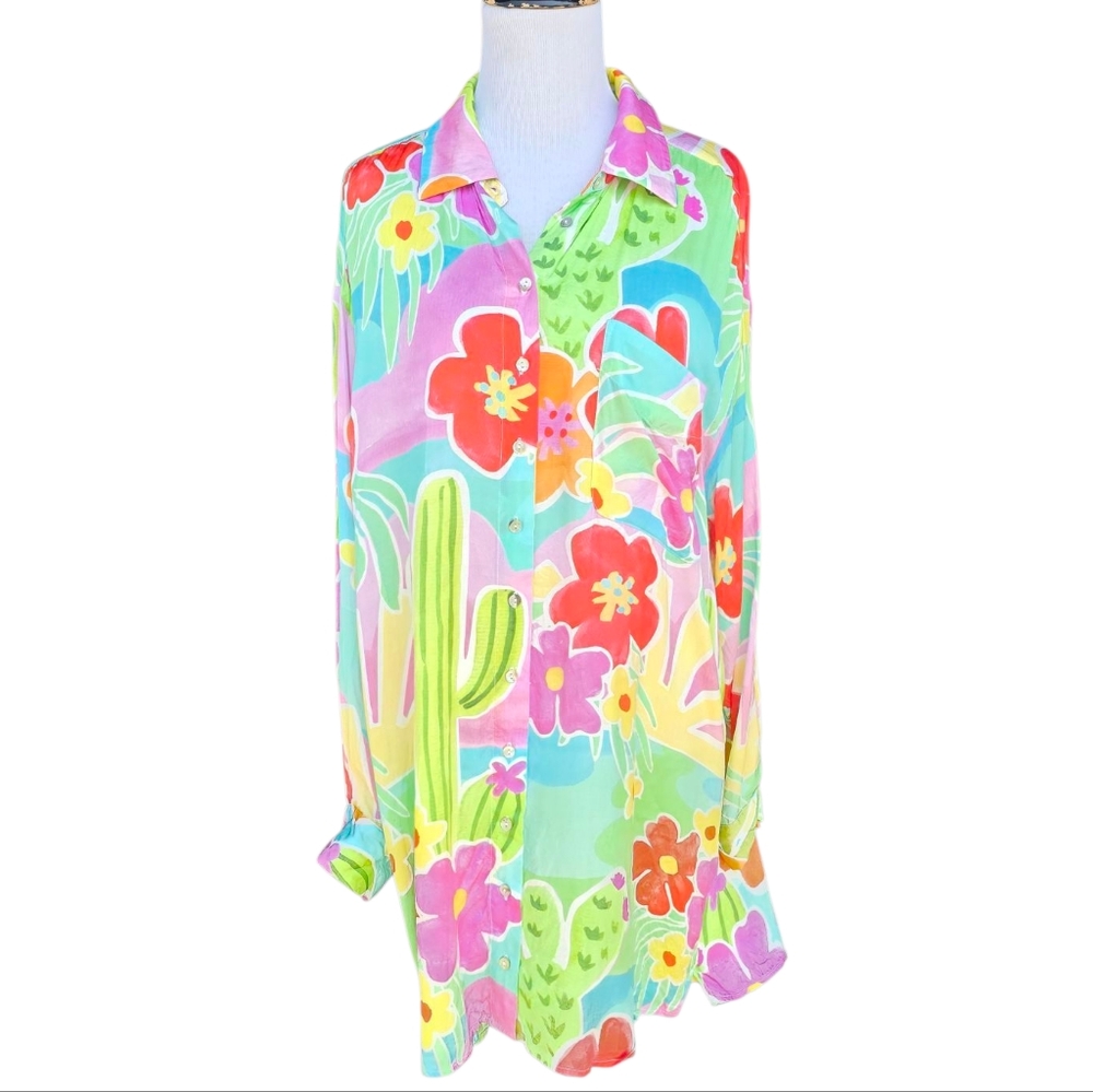 Spell & The Gypsy Margi Hour Shirt Dress Size Small - Picture 6 of 7